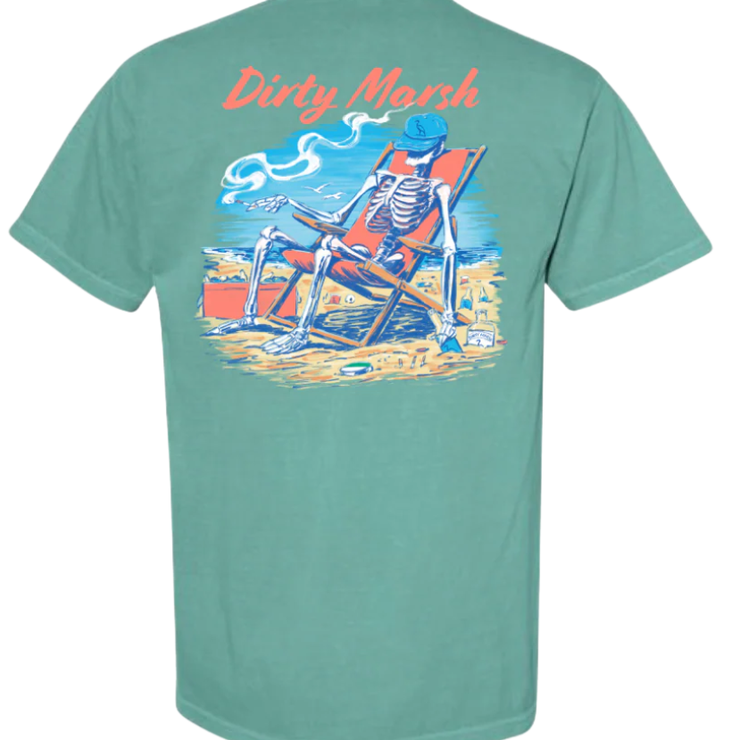 Dirty Marsh - Skelly On Da Beach Tee