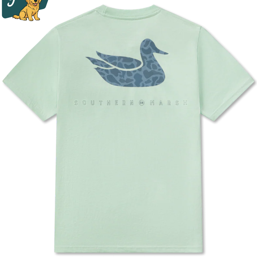 Southern Marsh - Youth Seawash Tee - Retro Duck Originals