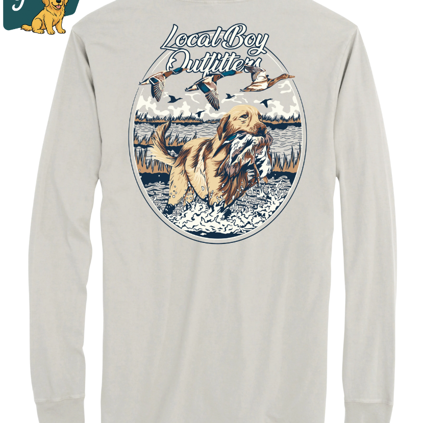 Local Boy - Youth Duck Retrieve LS Tee