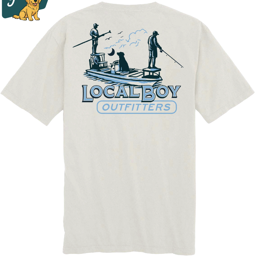 Local Boy - Youth Flat Fishin' SS Tee
