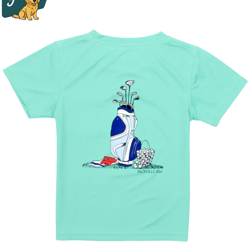 Properly Tied - Boys Performance Tee SS Golf Clubs