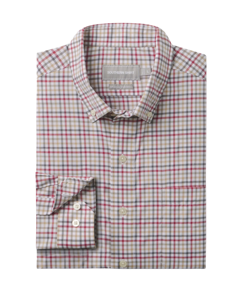 Plaid SOUTHERN SHIRT dress shirt on a white background