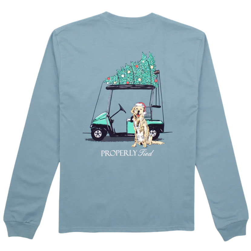 Properly Tied - Santa's Caddy LS Tee