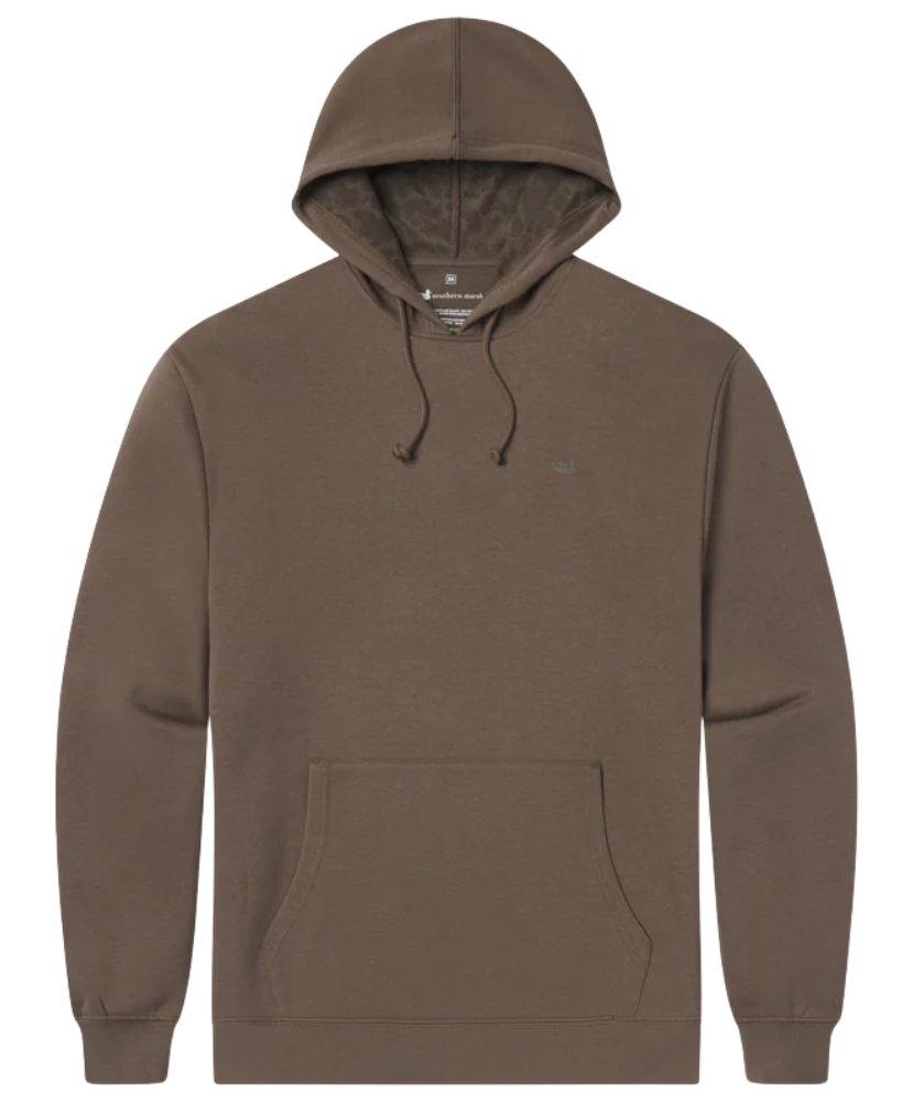 Brown hoodie on a white background