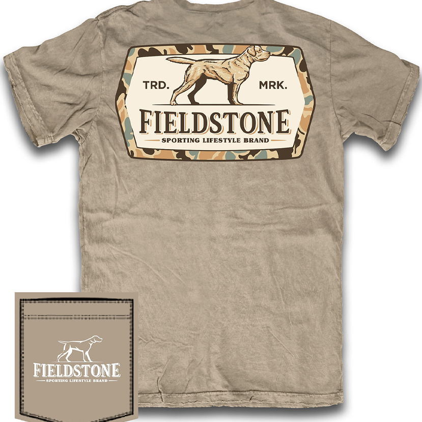 Fieldstone - Lab Camo Logo Tee