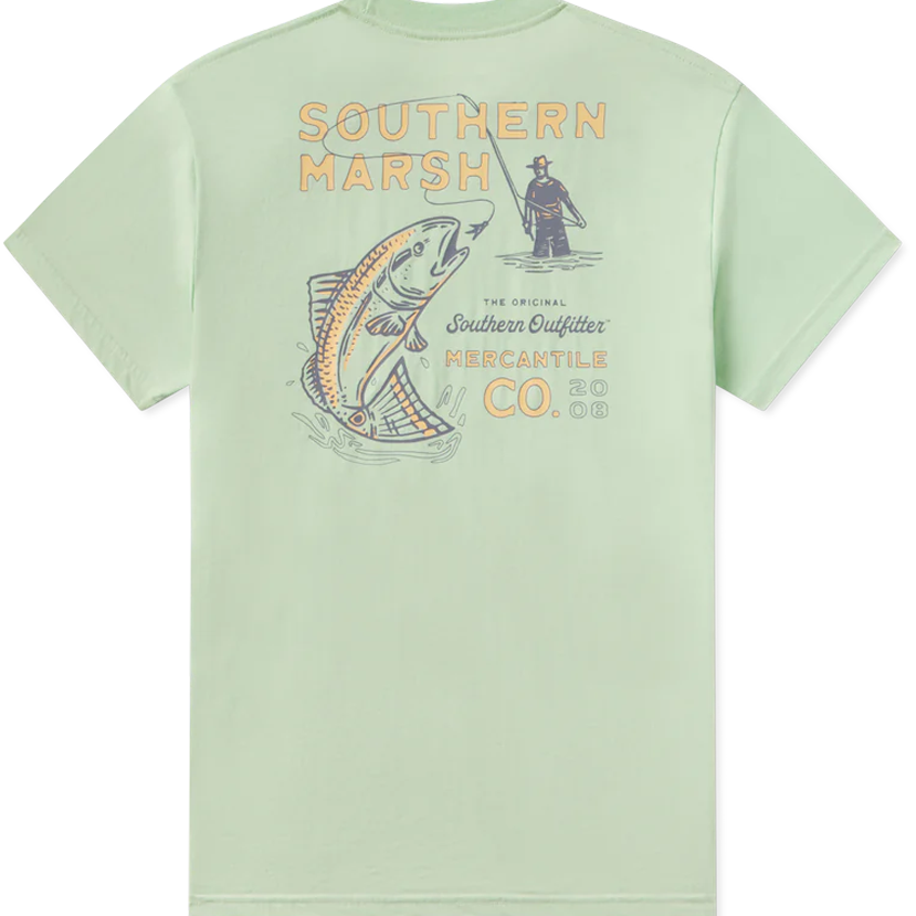 Southern Marsh - SEAWASH Tee - Retro Redfish