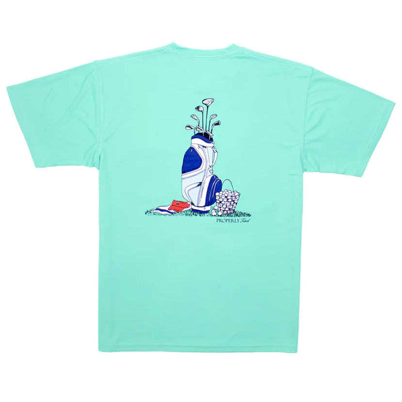 Properly Tied - Performance SS Tee - Golf Clubs