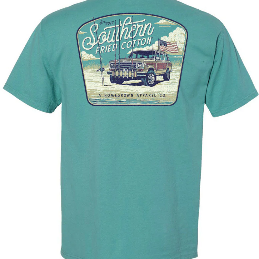 Southern Fried Cotton - Surf Fishing Tee