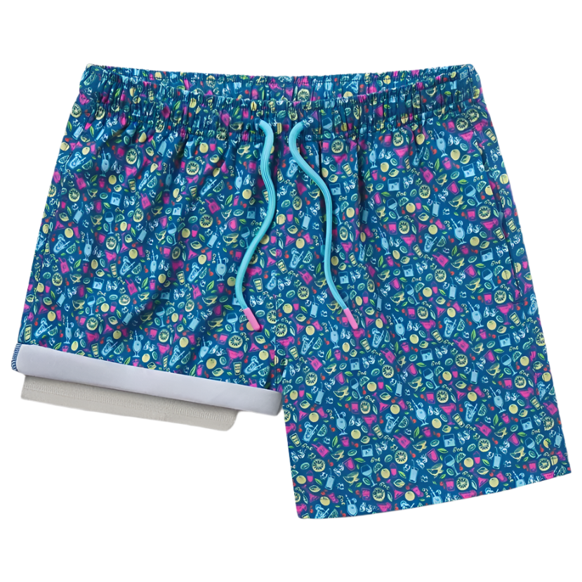 Southern Shirt Co - Sunset Sips Swim Shorts