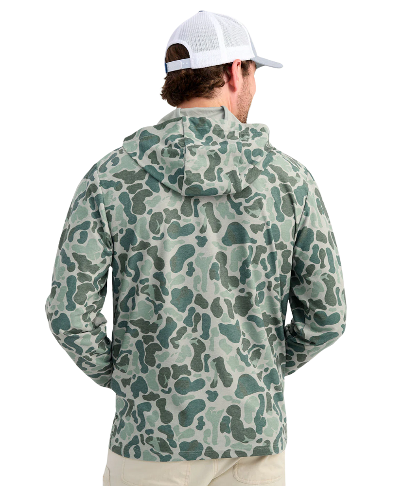 Camoflage hoodie.