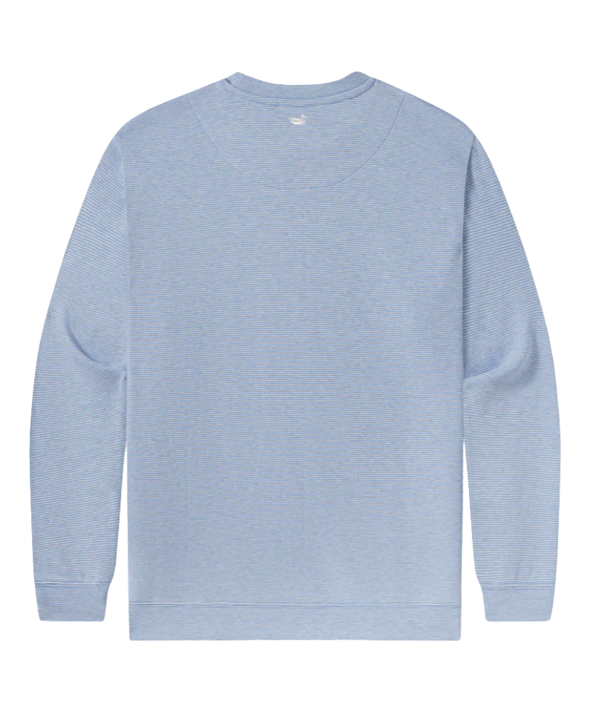 Light blue sweatshirt on a white background