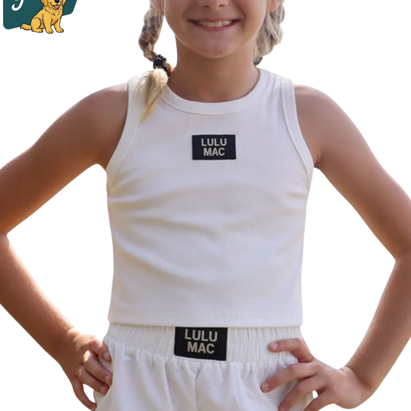 LULU MAC - Girls Solid Tank