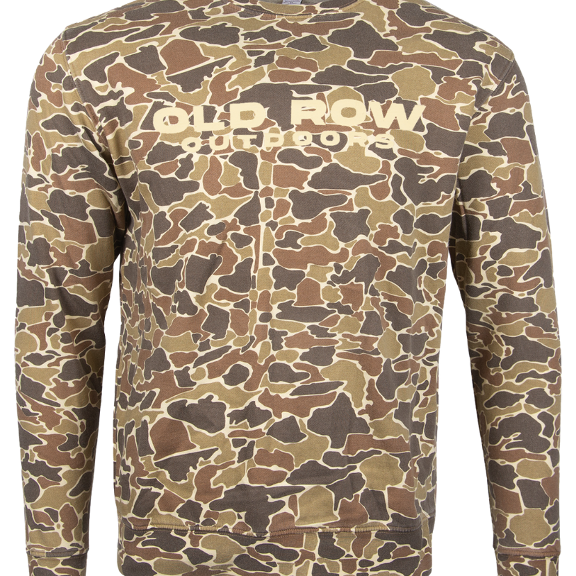 Old Row - OR Outdoors Duck Camo Crewneck