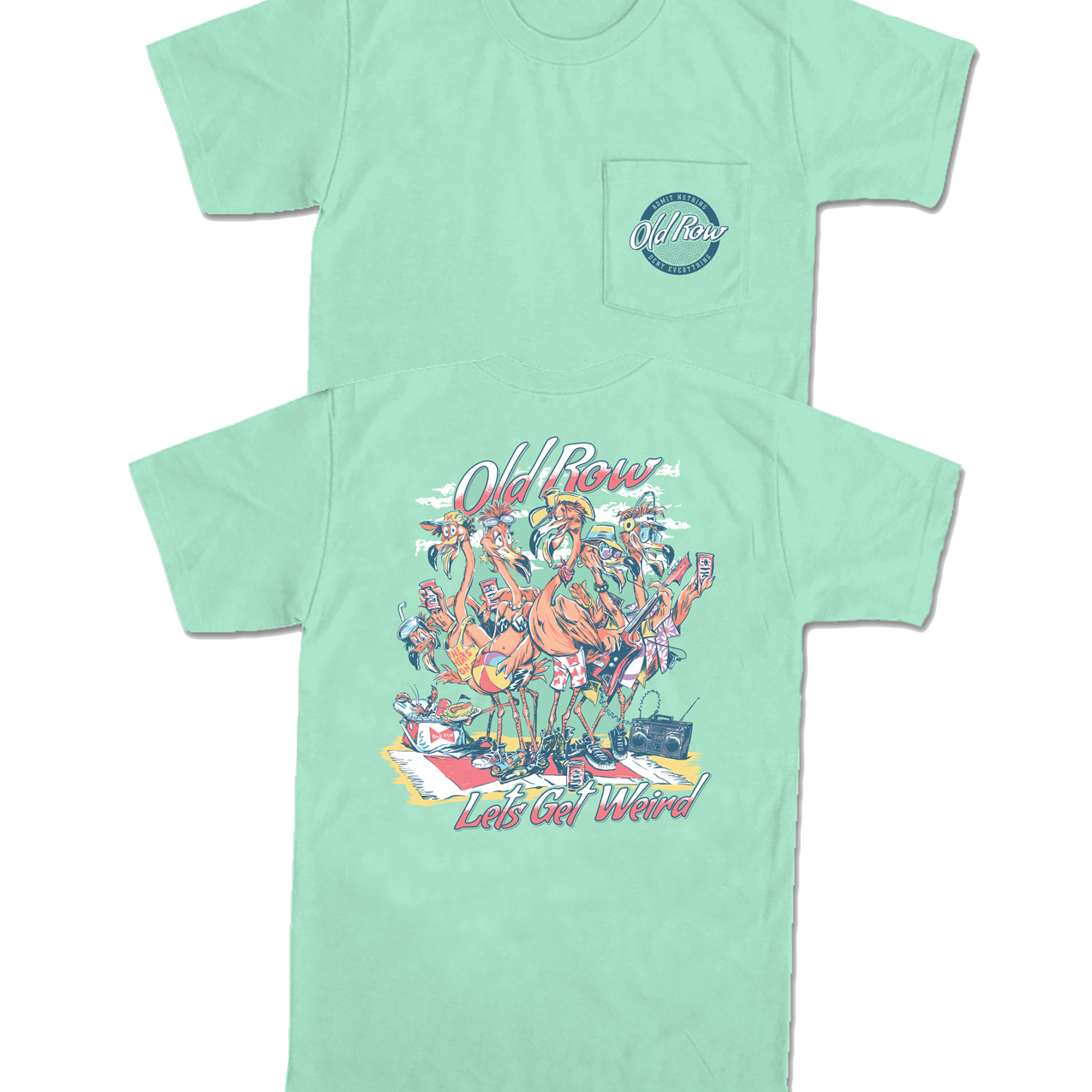 Old Row - Let's Get Weird Pocket Tee