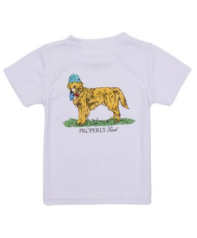 Properly Tied - Youth Performance SS Tee - American Pup