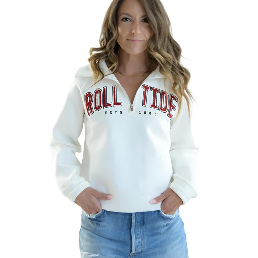 Bama Sears Split Quarter Zip