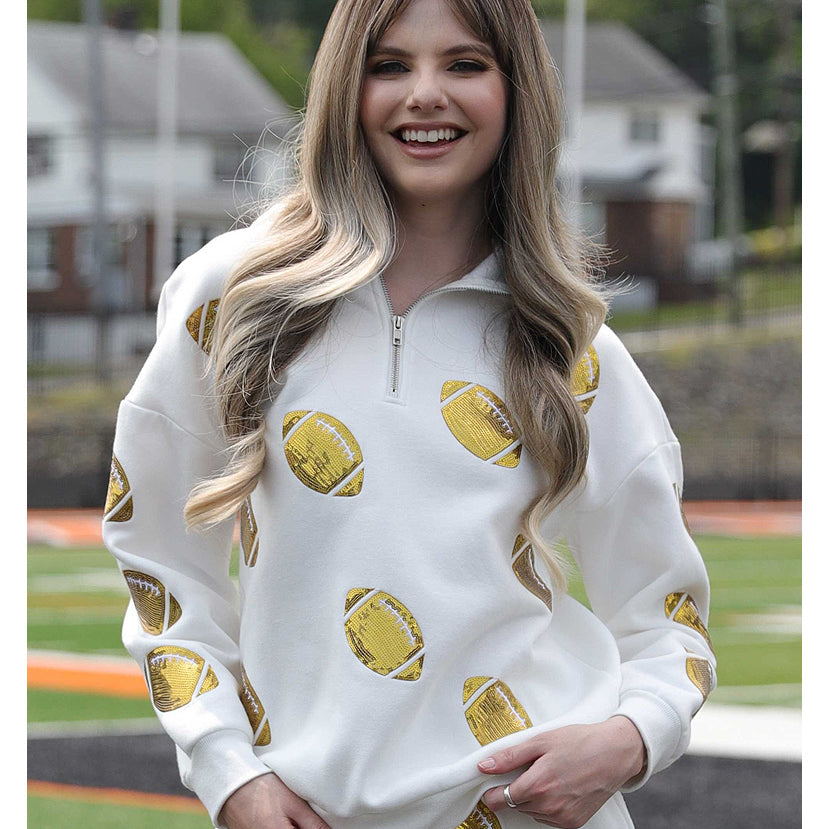 Fan Girl Football Hoodie Jacket