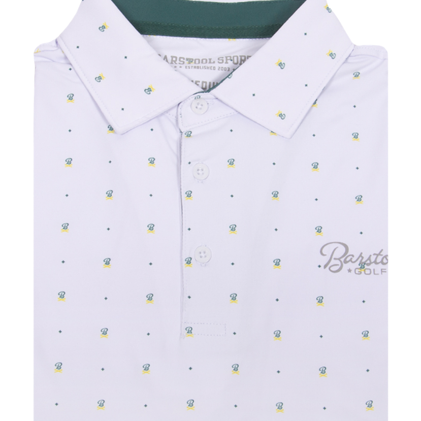 Barstool Golf - Crossed Tees Printed Polo
