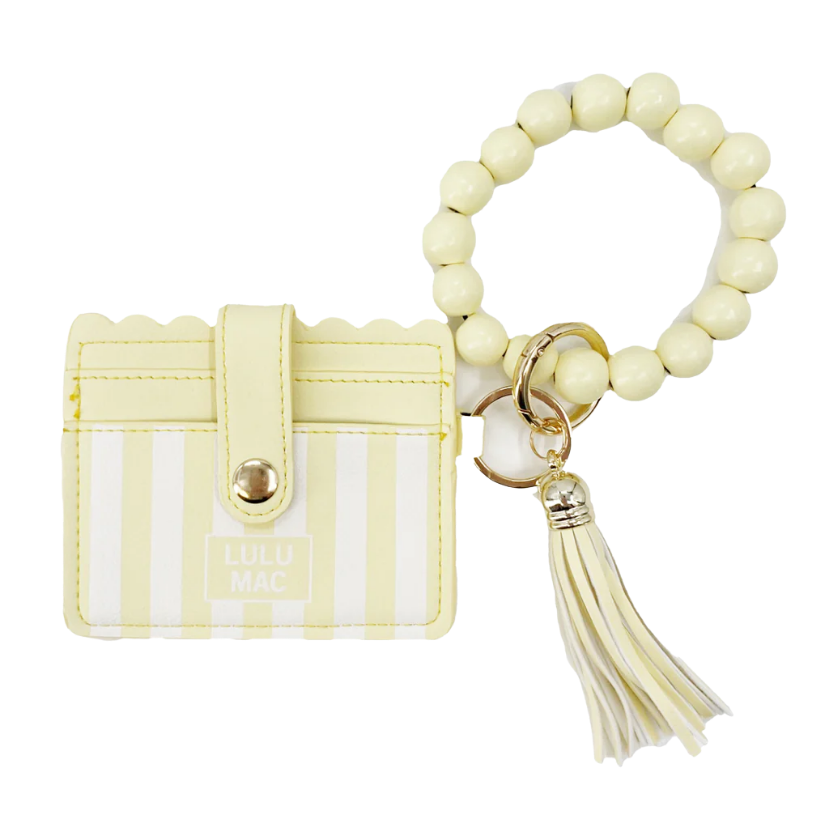 LULU MAC - Beaded Wristlet ID Wallet