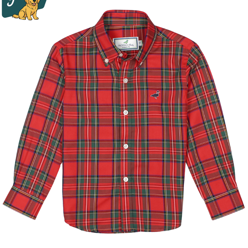 Properly Tied - Youth Seasonal Sportshirt LS