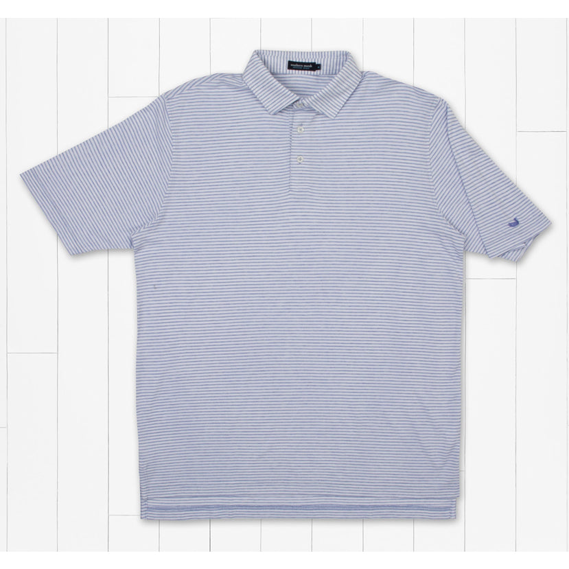 Southern Marsh - MarshLUX Mangrove Stripe Pique Polo