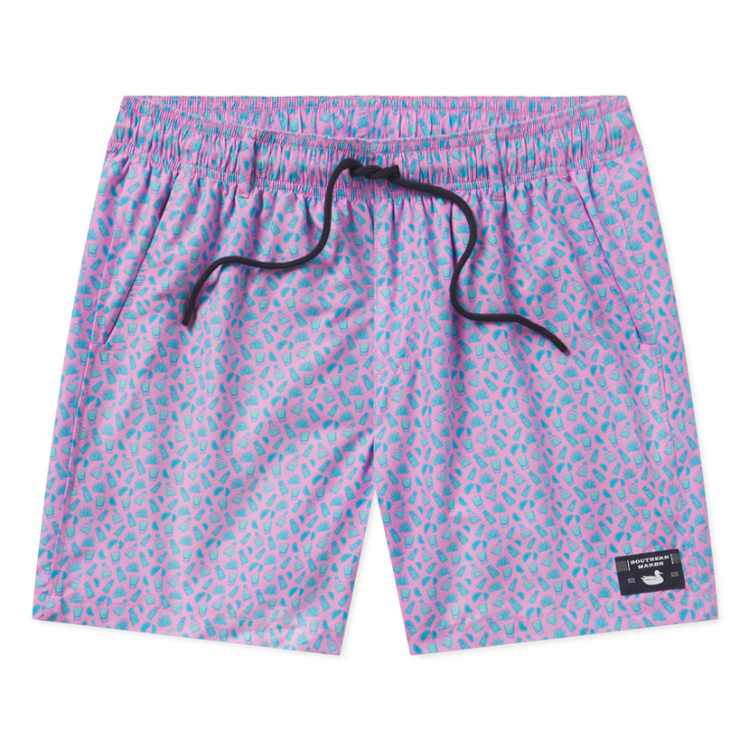 Southern Marsh - Harbor Swim Trunk - Salt & Lime