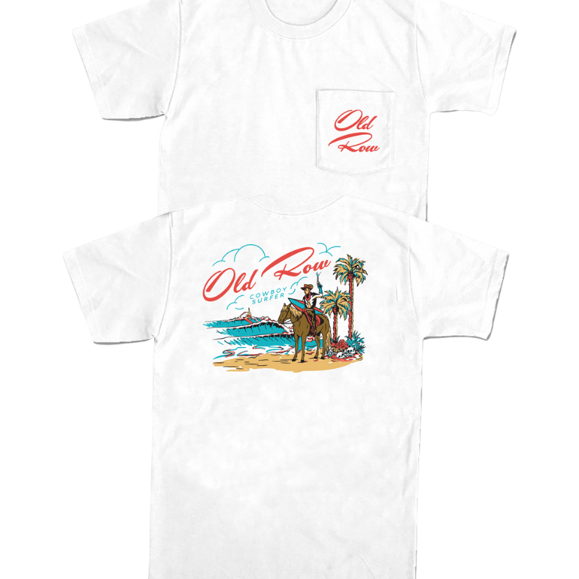 Old Row - Coastal Cowboy Pocket Tee