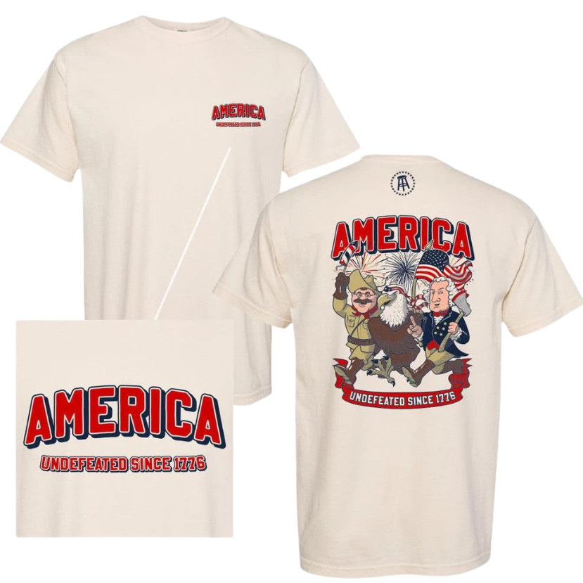 Barstool Sports - Undefeated Since 1776 Pocket Tee
