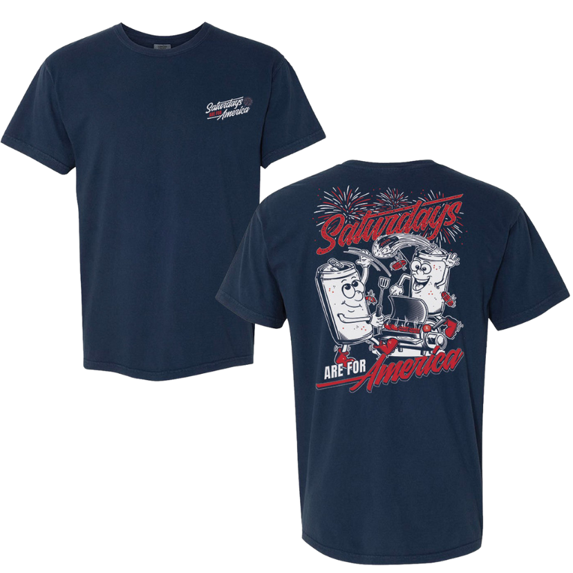 Barstool Sports - Saturdays Are For America Pocket Tee