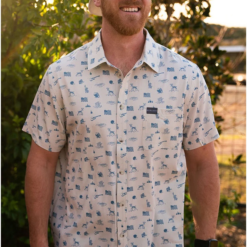 Burlebo - America The Great Performance Button Up