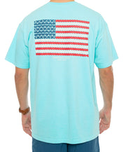 Southern Shirt Co. - American Twine Tee - Blue Radiance Back