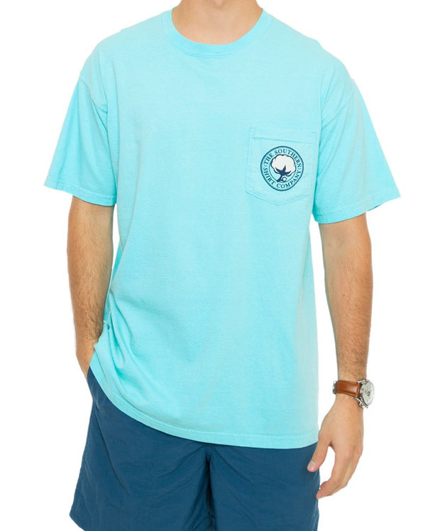 Southern Shirt Co. - American Twine Tee - Blue Radiance Front