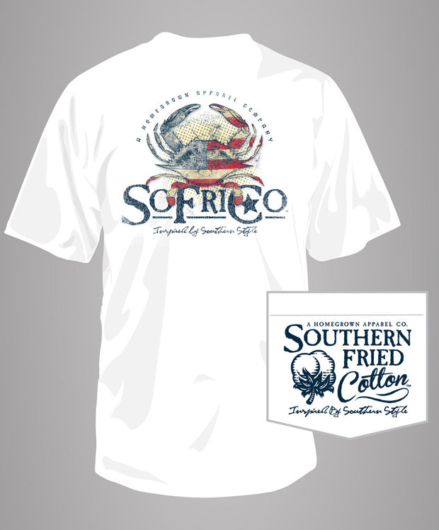 Southern Fried Cotton - American Crab Pocket Tee 