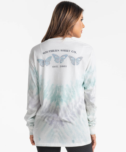 Two-toned Tie Dye Long Sleeve Shirt with Hood – Closet Signature