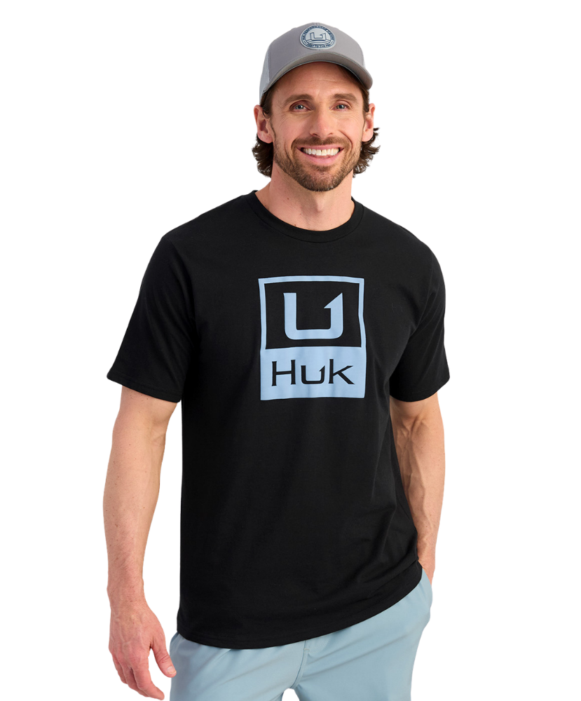 Huk - Stacked Logo Tee