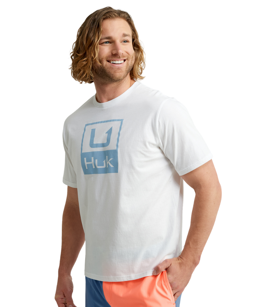Huk - Stacked Logo Tee