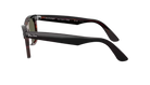 Black Ray-Ban sunglasses on a white background