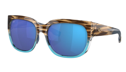 Occhiali Da Sole Costa Del Mar Waterwoman 2 – Nero Opaco Con Specchio Argento Rame E Lenti 580G