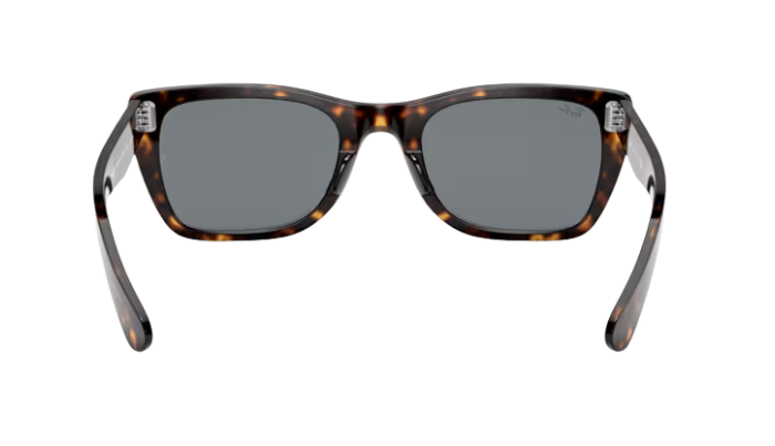 Ray-Ban Sunglasses with tortoiseshell frame and dark lenses on a white background
