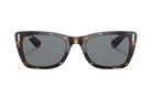 Ray-Ban Sunglasses with tortoiseshell frame and dark lenses on a white background