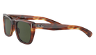 RayBan Sunglasses with tortoiseshell frame and dark lenses on a white background