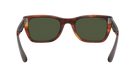RayBan Sunglasses with tortoiseshell frame and dark lenses on a white background