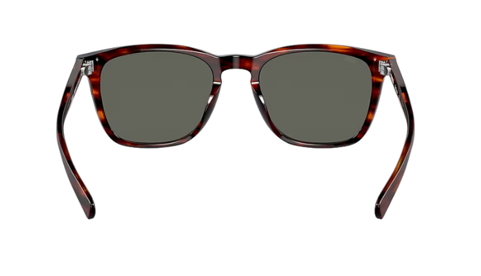 Costa Sunglasses with tortoiseshell frame and gray lenses on a white background