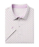 Folded Southern Shirt Co shirt with a subtle transfusion pattern on a white background