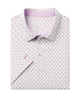 Folded Southern Shirt Co shirt with a subtle transfusion pattern on a white background
