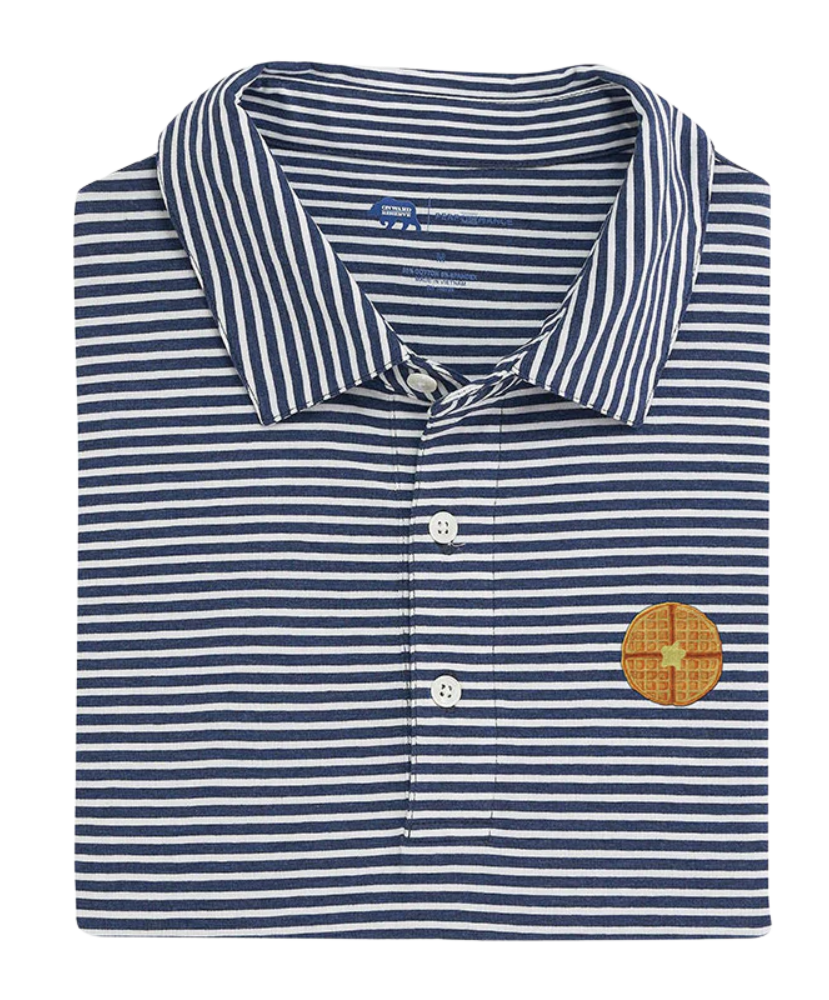 Onward Reserve - Waffle House Row Stripe Polo