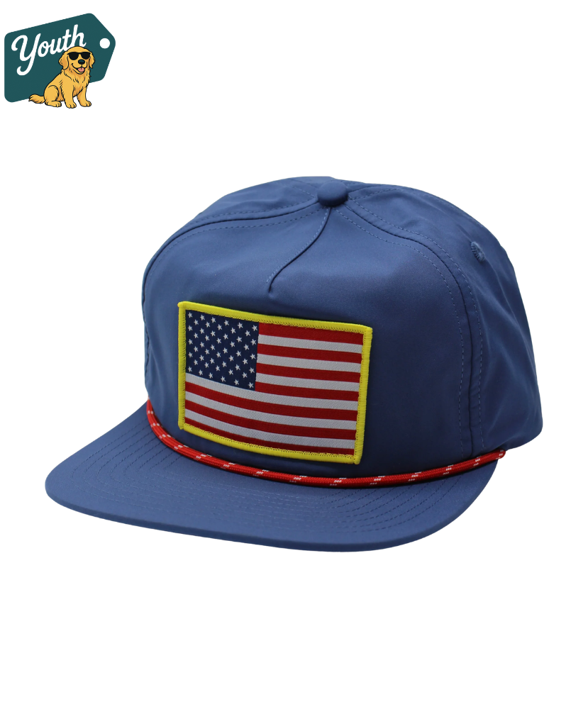 Local Boy - Youth Patriotic Patch Rope Hat