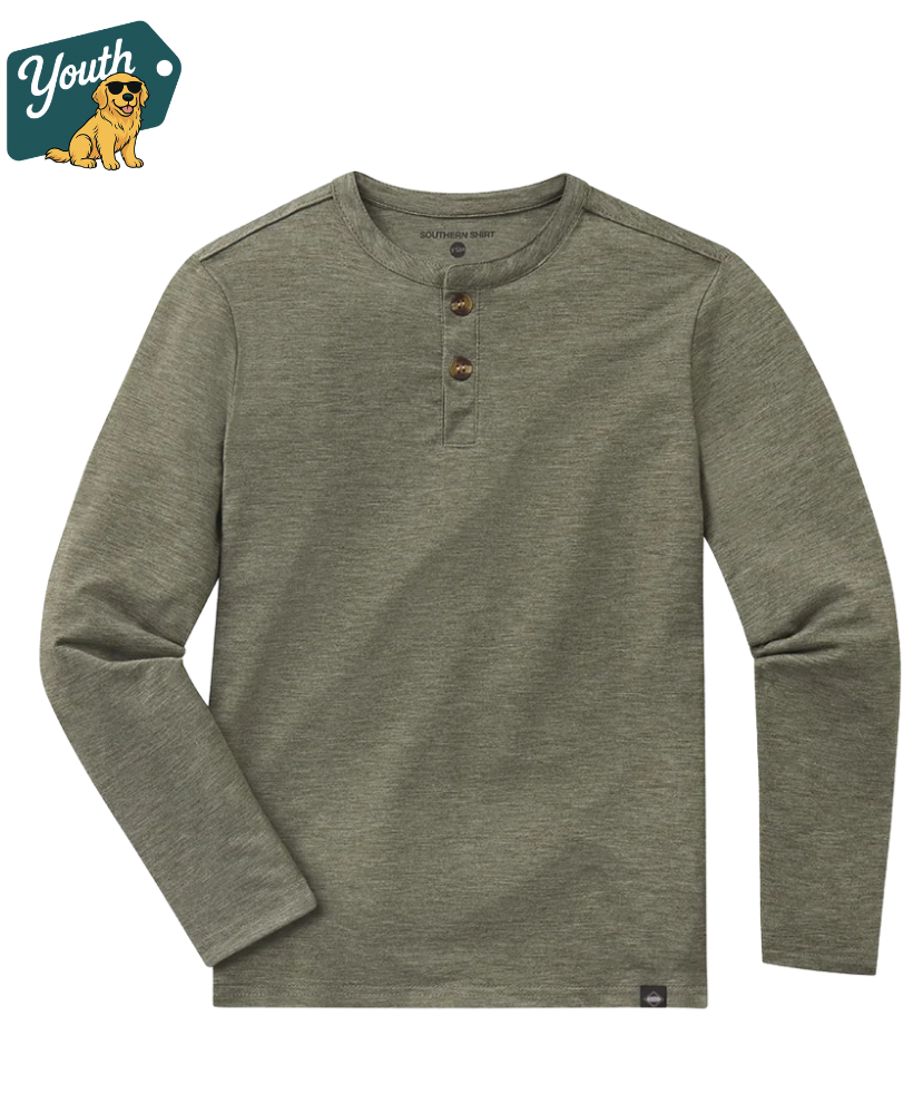Southern Shirt Co - Boys Max Comfort Henley LS