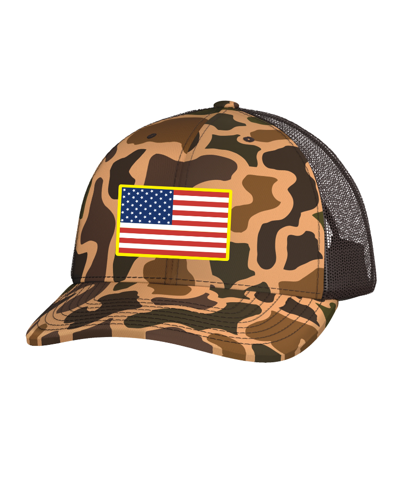 Local Boy - Patriotic Patch Trucker Hat