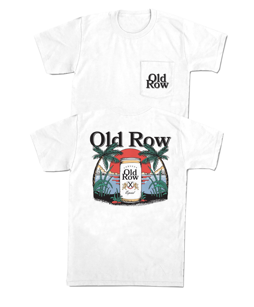 Old Row - The Beach Cerveza Pocket Tee